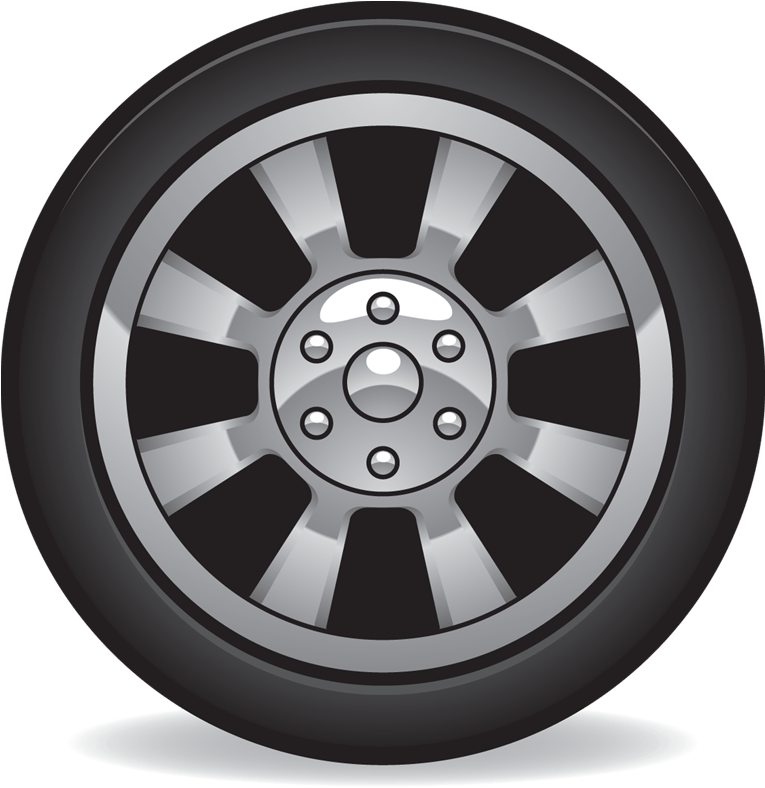 Car Tire Clipart Graphic PNG