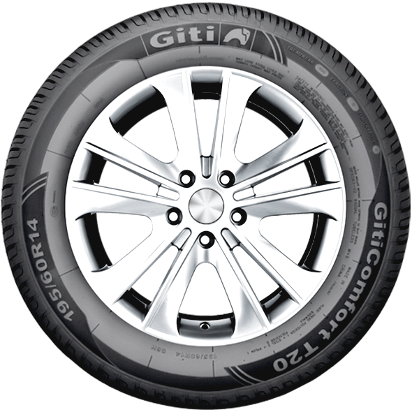 Car Tirewith Alloy Wheel PNG