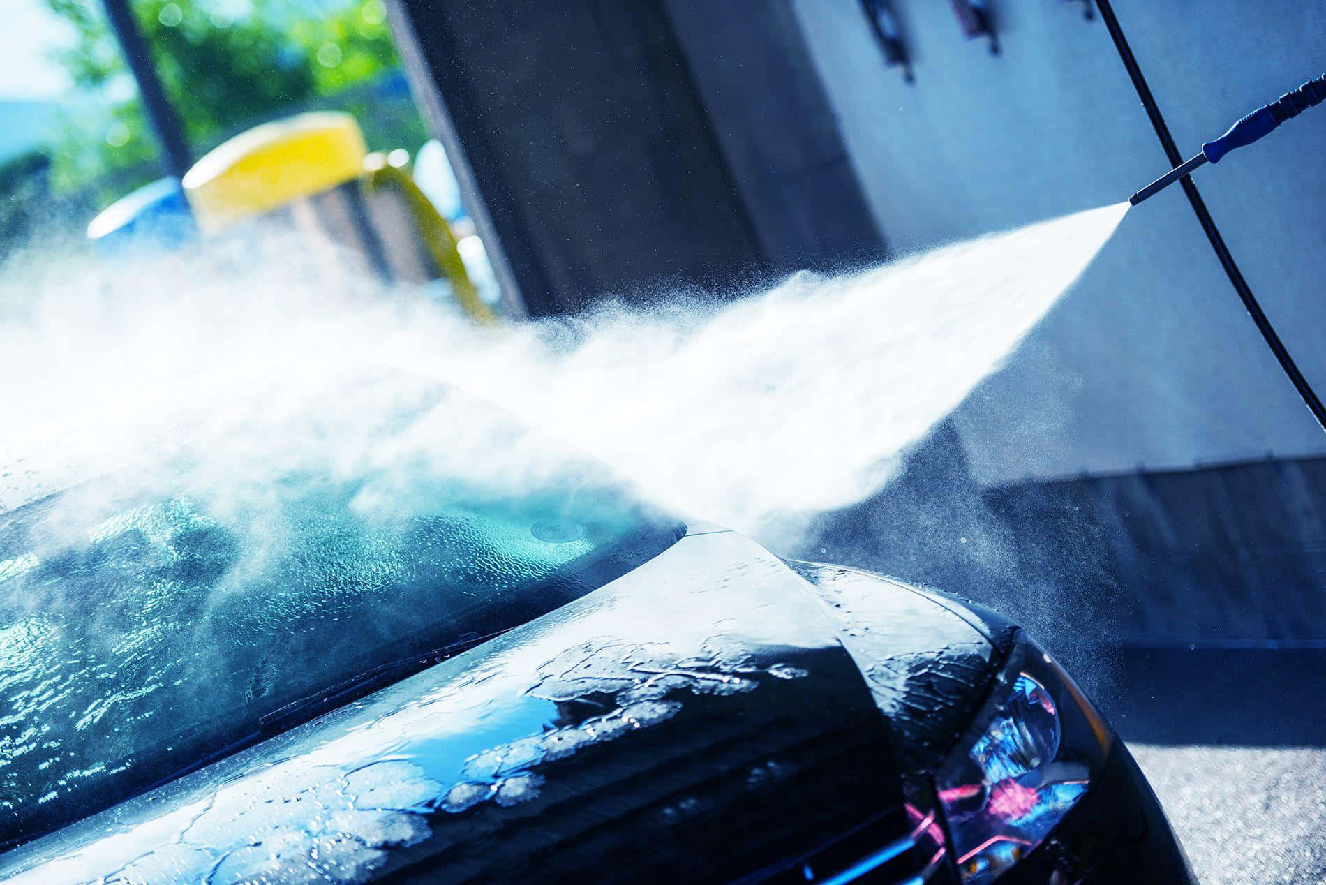 Erhaltensie Den Glanz Ihres Fahrzeugs Mit Qualitativ Hochwertigen Autowaschdienstleistungen.