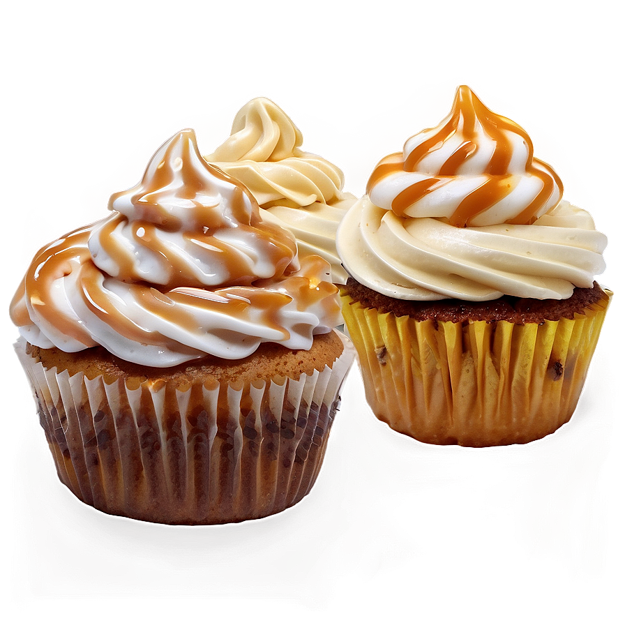 Caramel Cupcakes Png 06112024 PNG