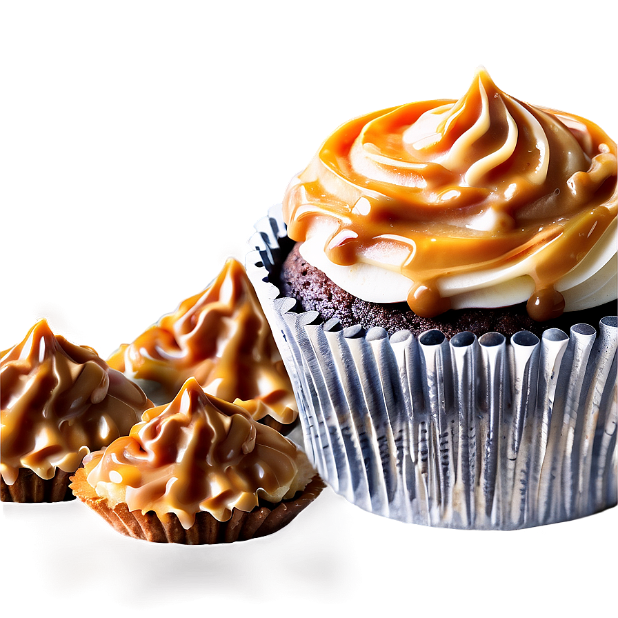 Caramel Cupcakes Png 30 PNG