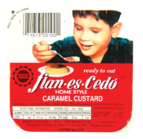 Caramel Custard Packaging Image PNG