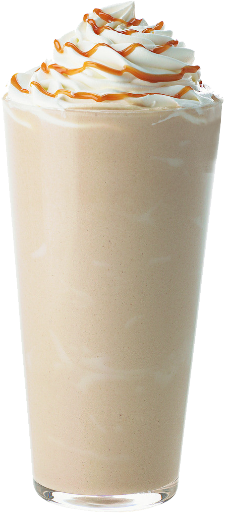 Caramel Drizzle Milkshake PNG