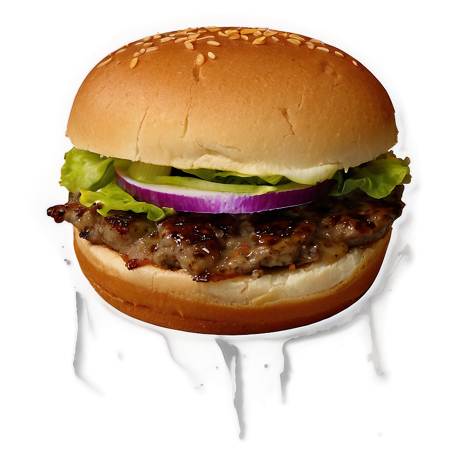 Caramelized Onion Burger Png 31 PNG