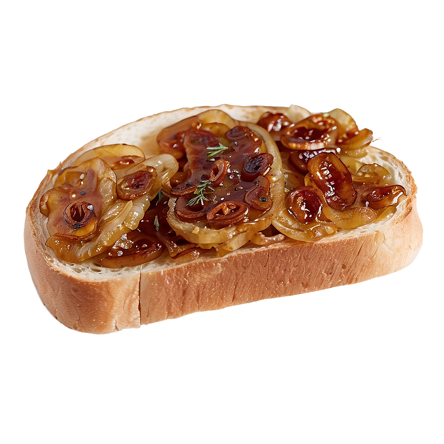 Caramelized Onion Toast Png 44 PNG