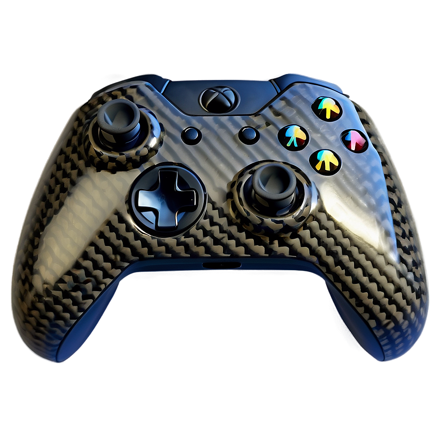 Carbon Fiber Xbox Controller Png 05252024 PNG