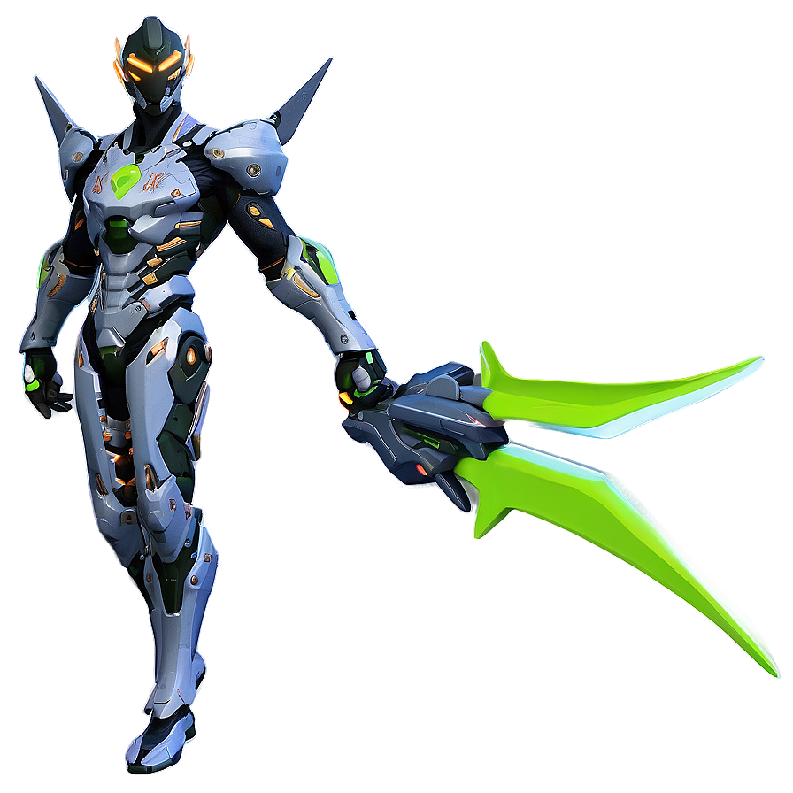 Carbon Genji Overwatch Png 06202024 PNG