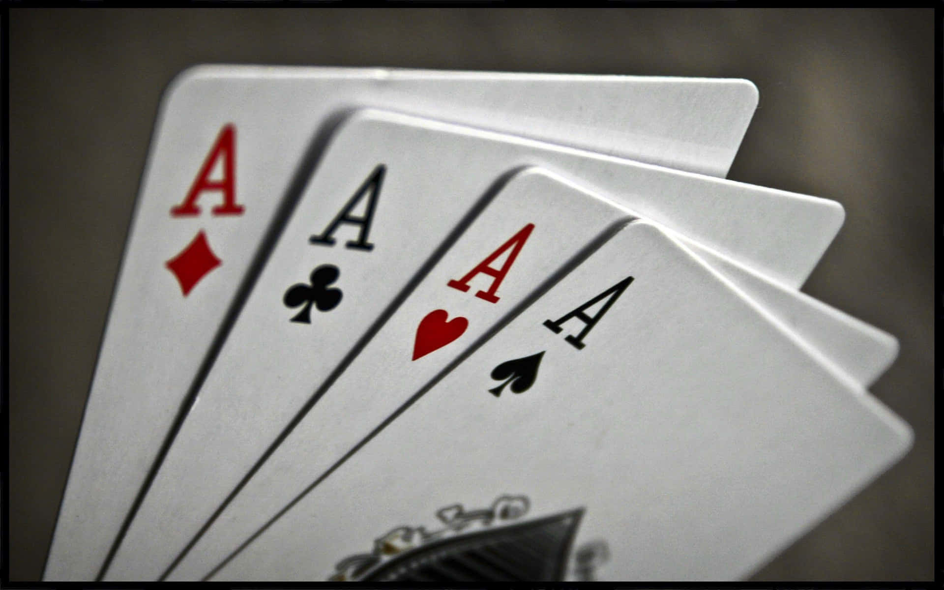 A royal flush - the ultimate hand in card games Wallpaper