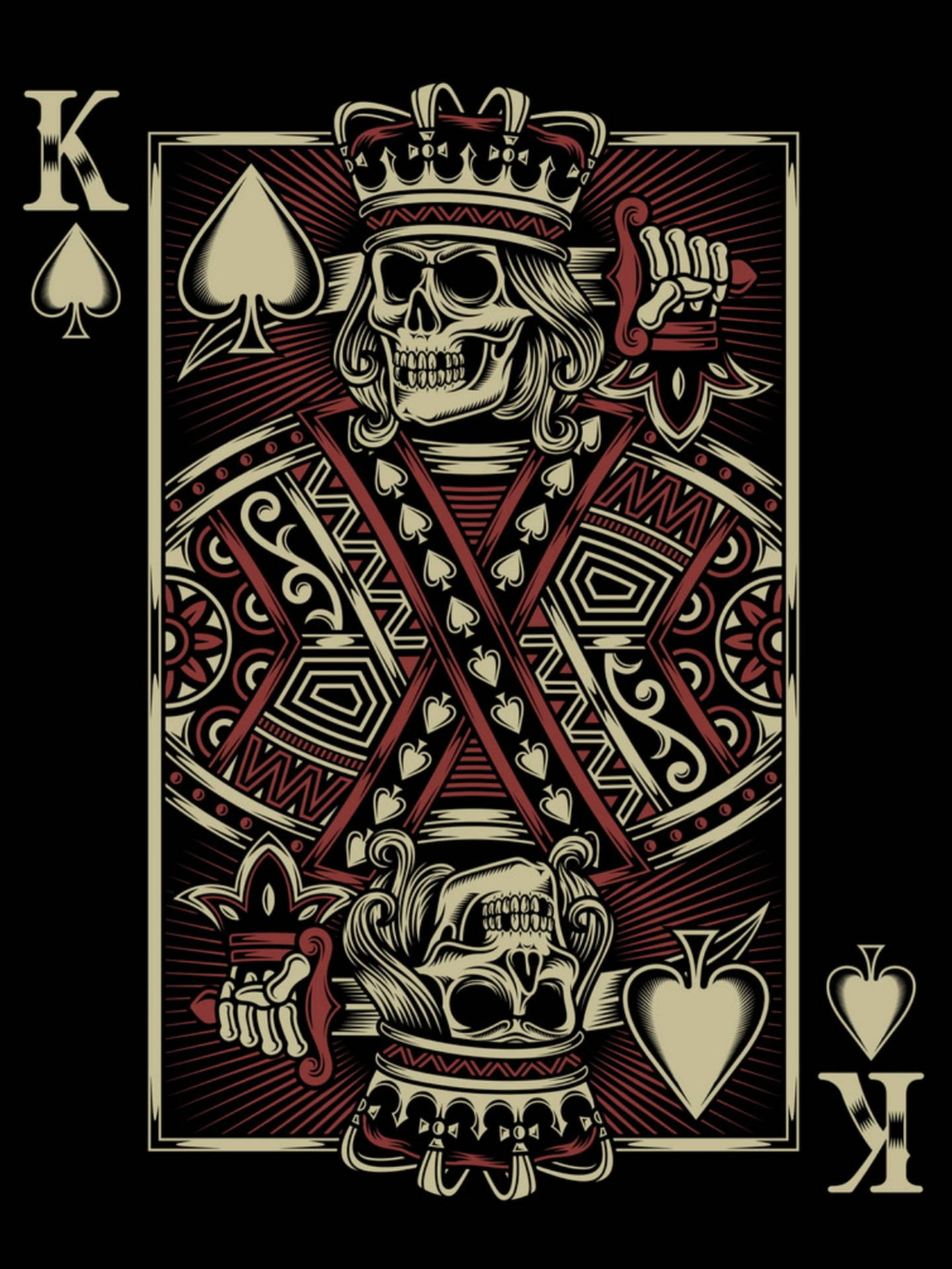 king playing card wallpaper