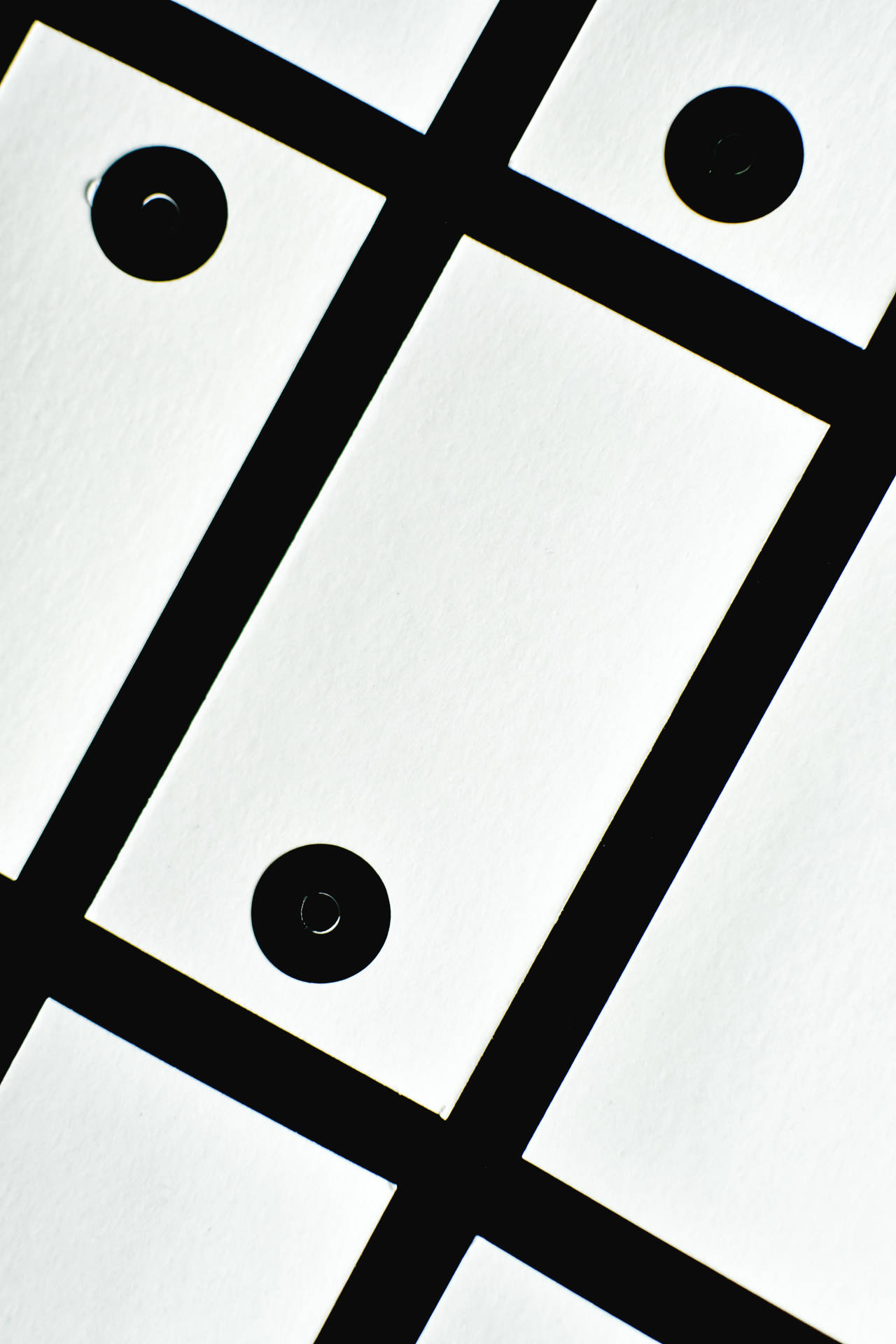 Kortholder Tag med sort dot iPhone tapet Wallpaper