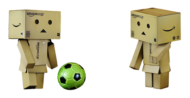Cardboard Figures Football Play PNG