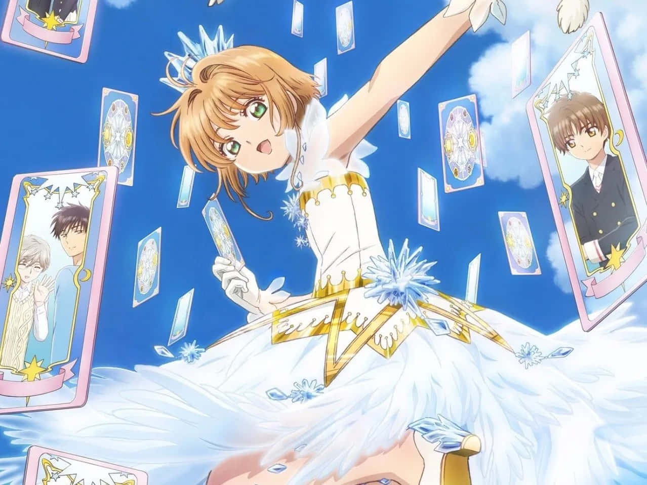 Armed with the magical Clow Cards, Cardcaptor Sakura stands ready to protect the world from the arcane.