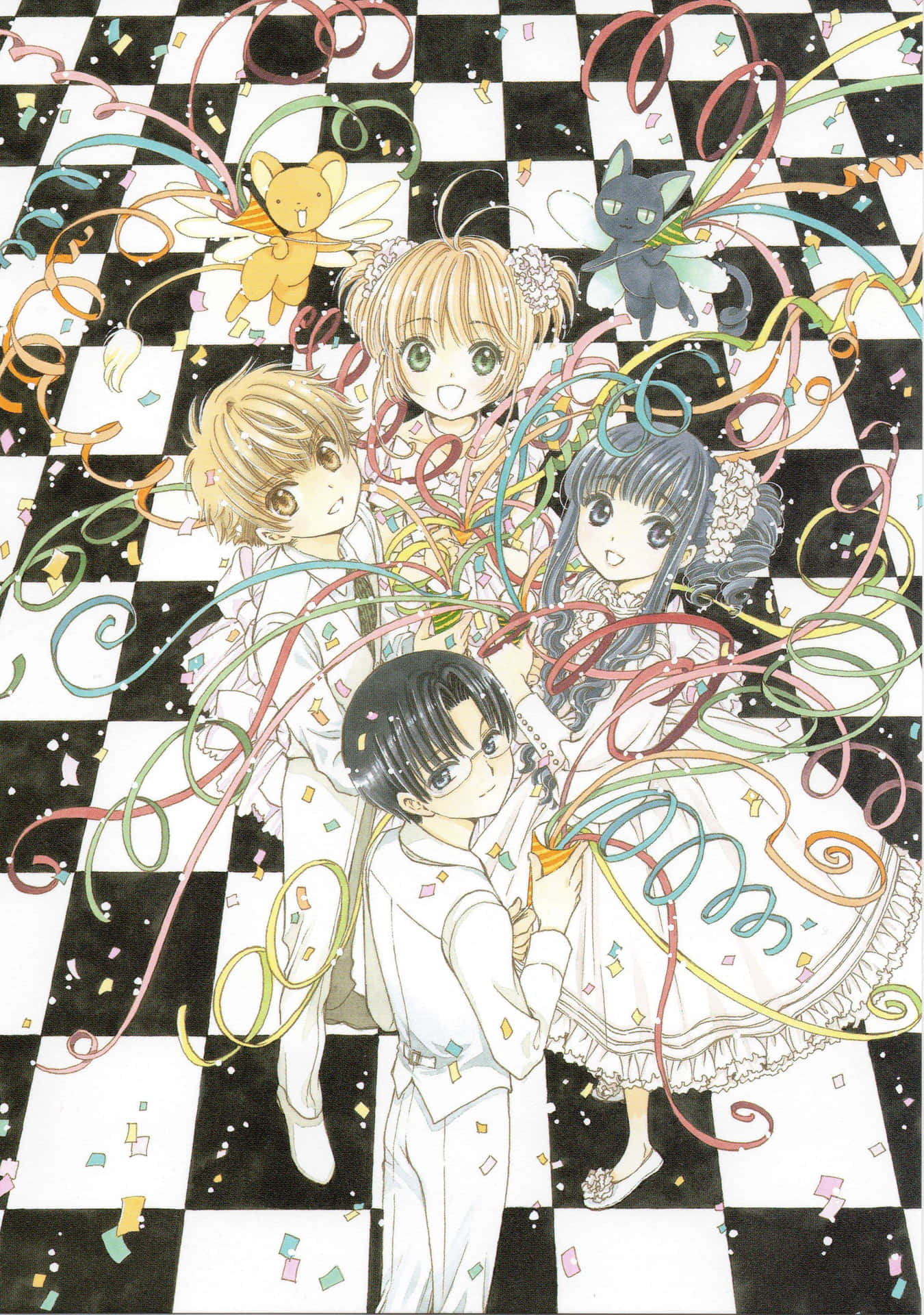 Cardcaptor Sakura Personages Viering Achtergrond