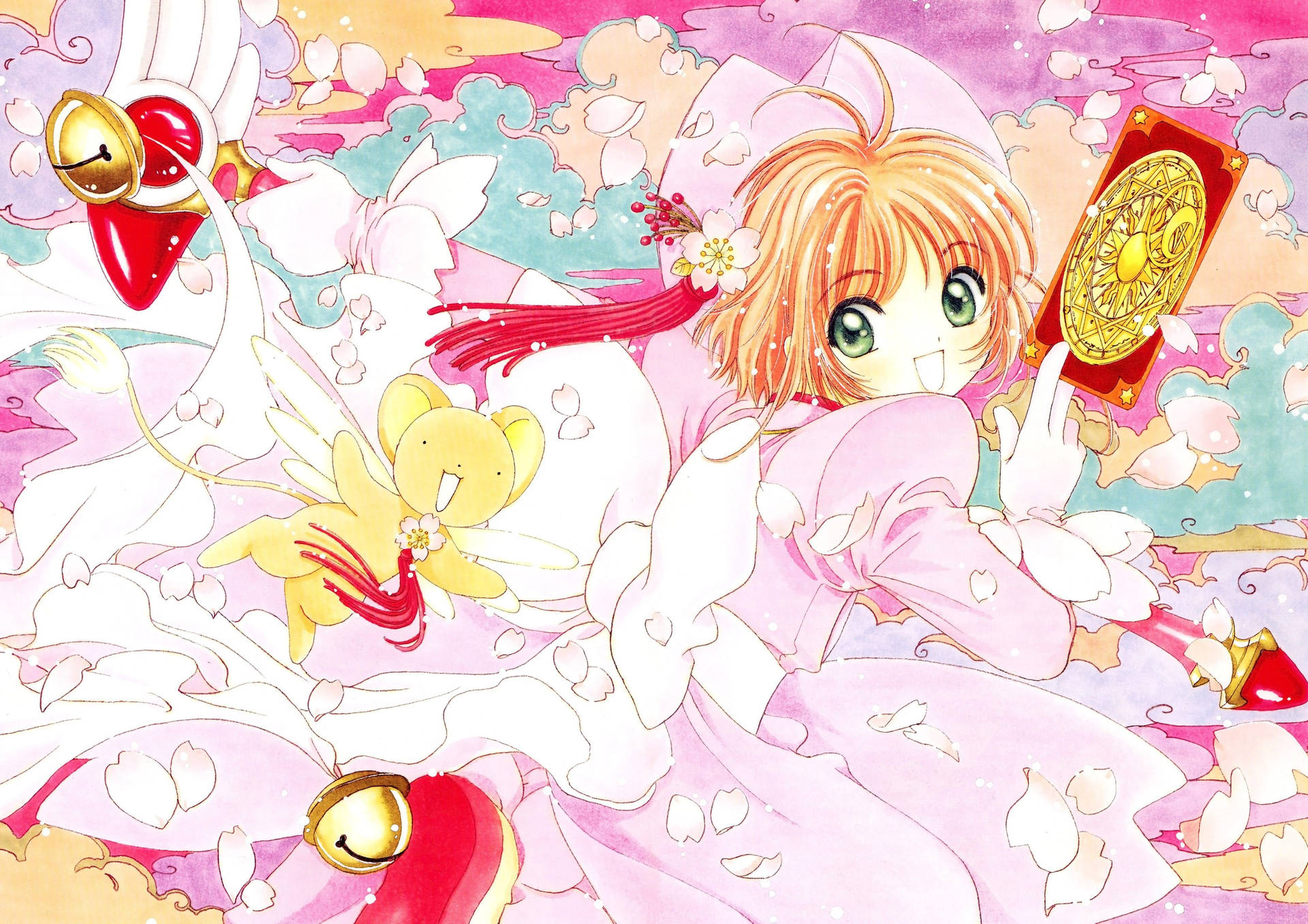 Cardcaptor Sakura Klammerkunst Wallpaper