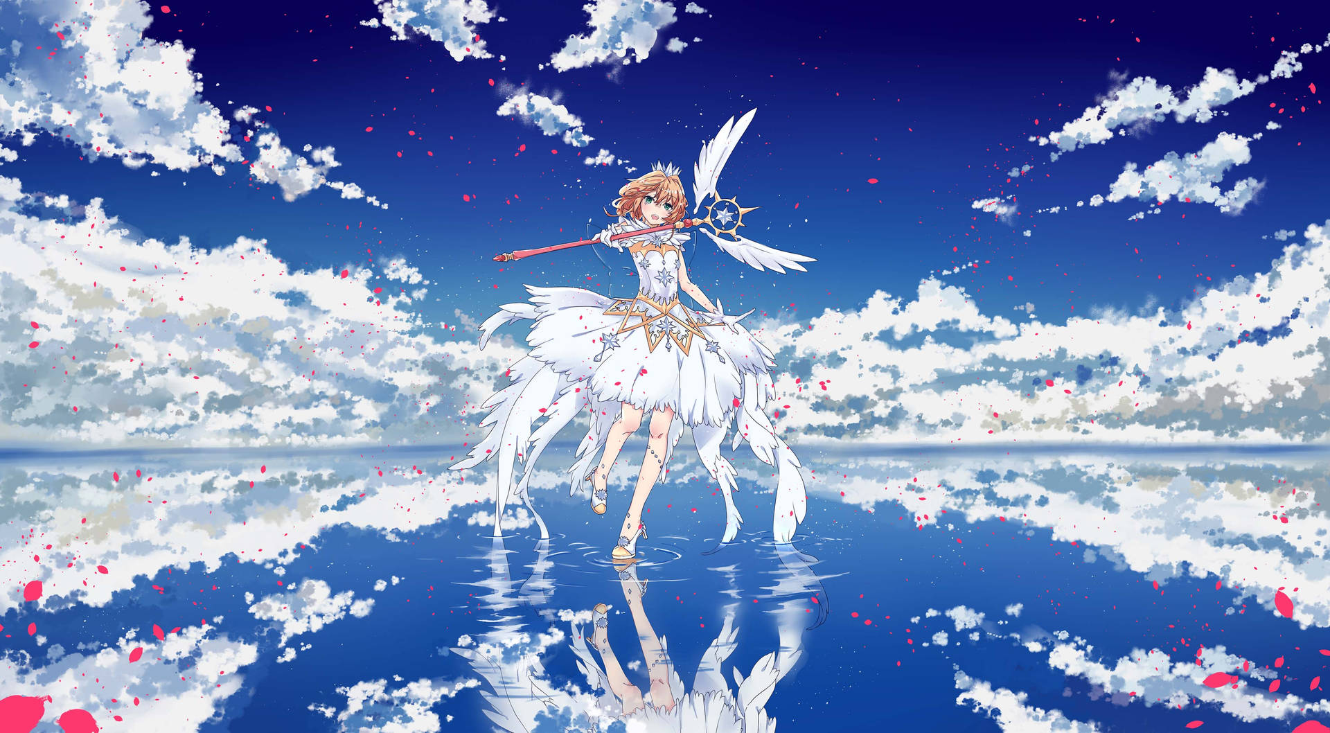 Ilustracióndel Cielo De Cardcaptor Sakura Fondo de pantalla