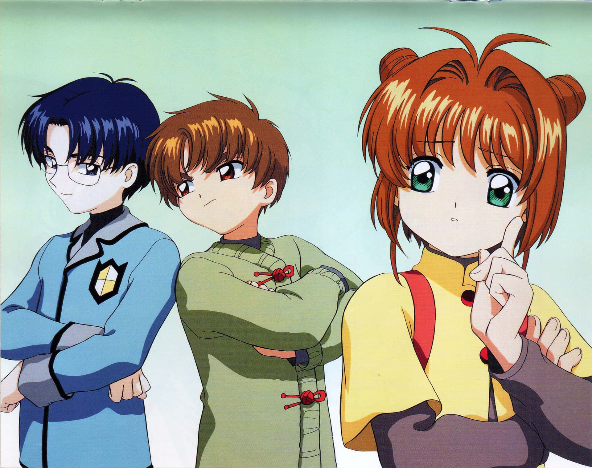 Cardcaptor Trio Pose Bakgrunnsbildet