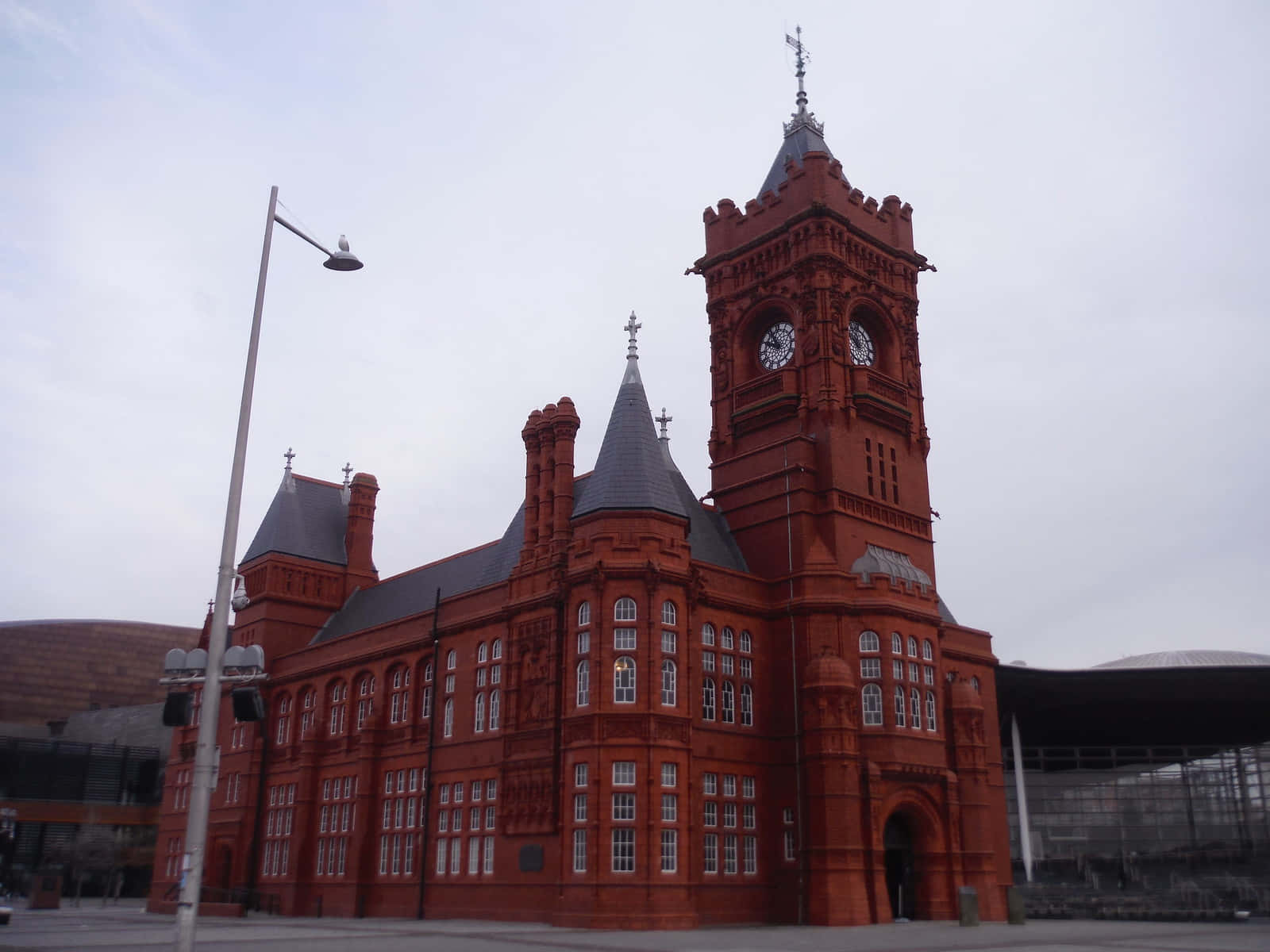 Cardiff Pierhead Building Exterior Wallpaper