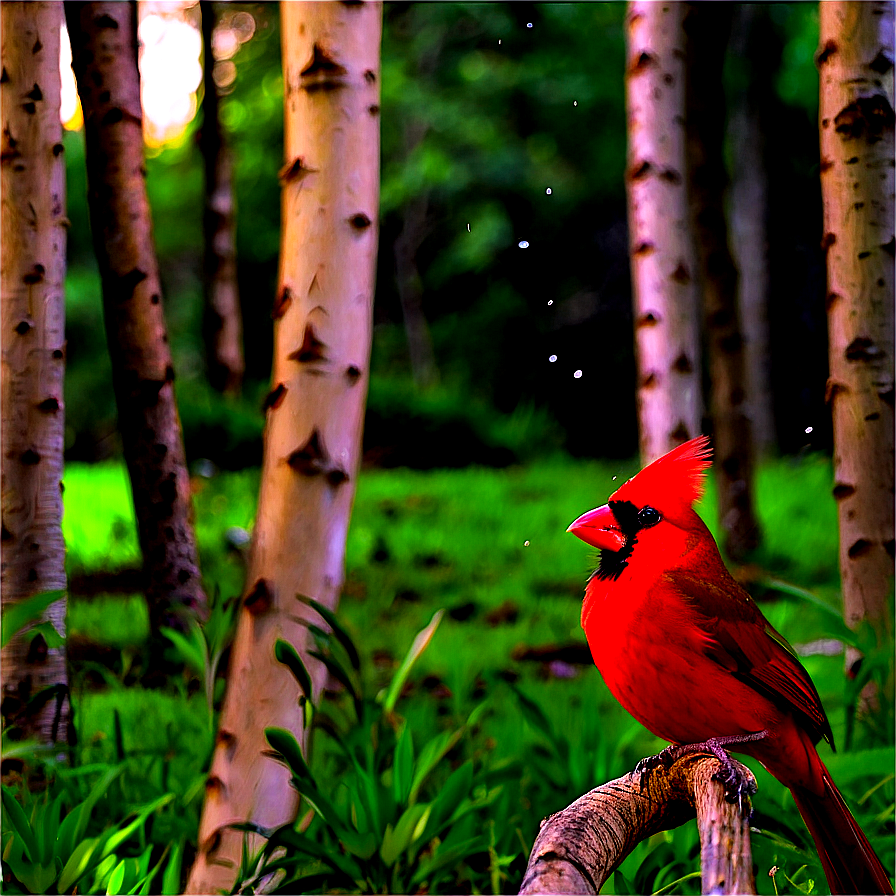 Cardinal In Nature Png 06252024 PNG