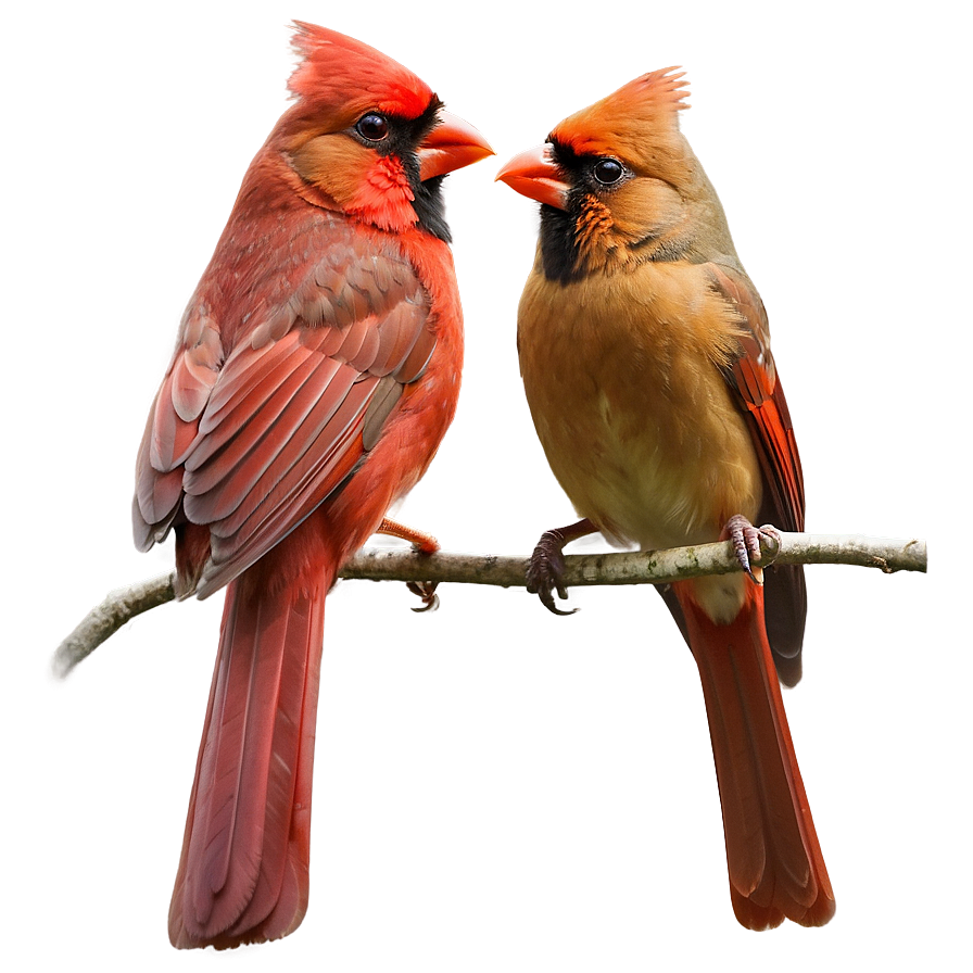 Cardinal Pair Png 39 PNG