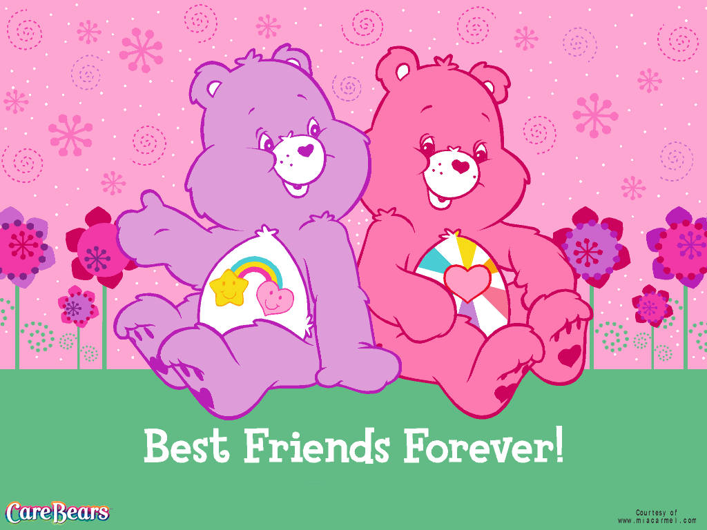 Care Bares Best Friends Forever Background