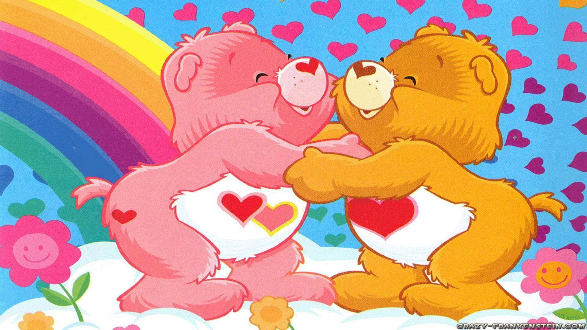Care Bears Holding Hands Wallpaper
