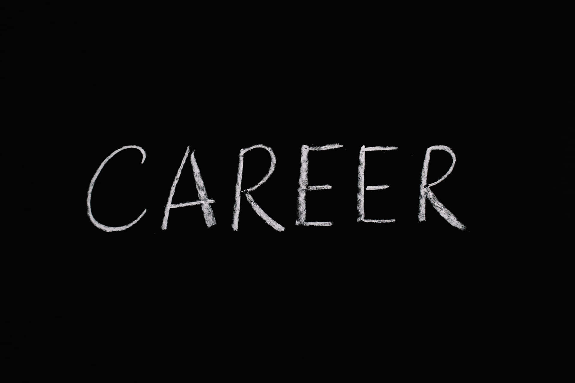 Stepping Stones to Success - Black and White Career Employment Concept Wallpaper