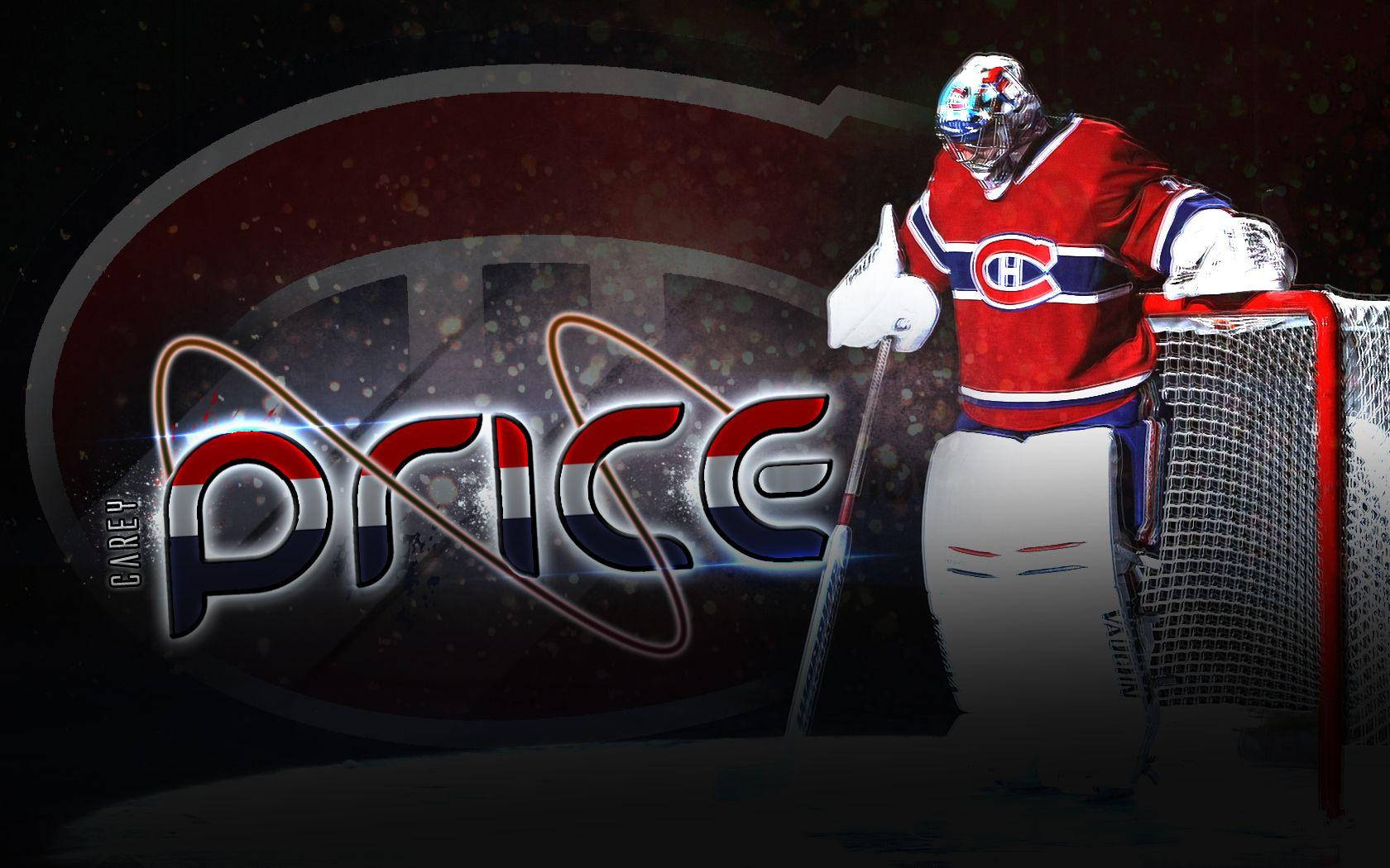 Carey Price Nhl Montreal Canadiens Digital Fan Art Background