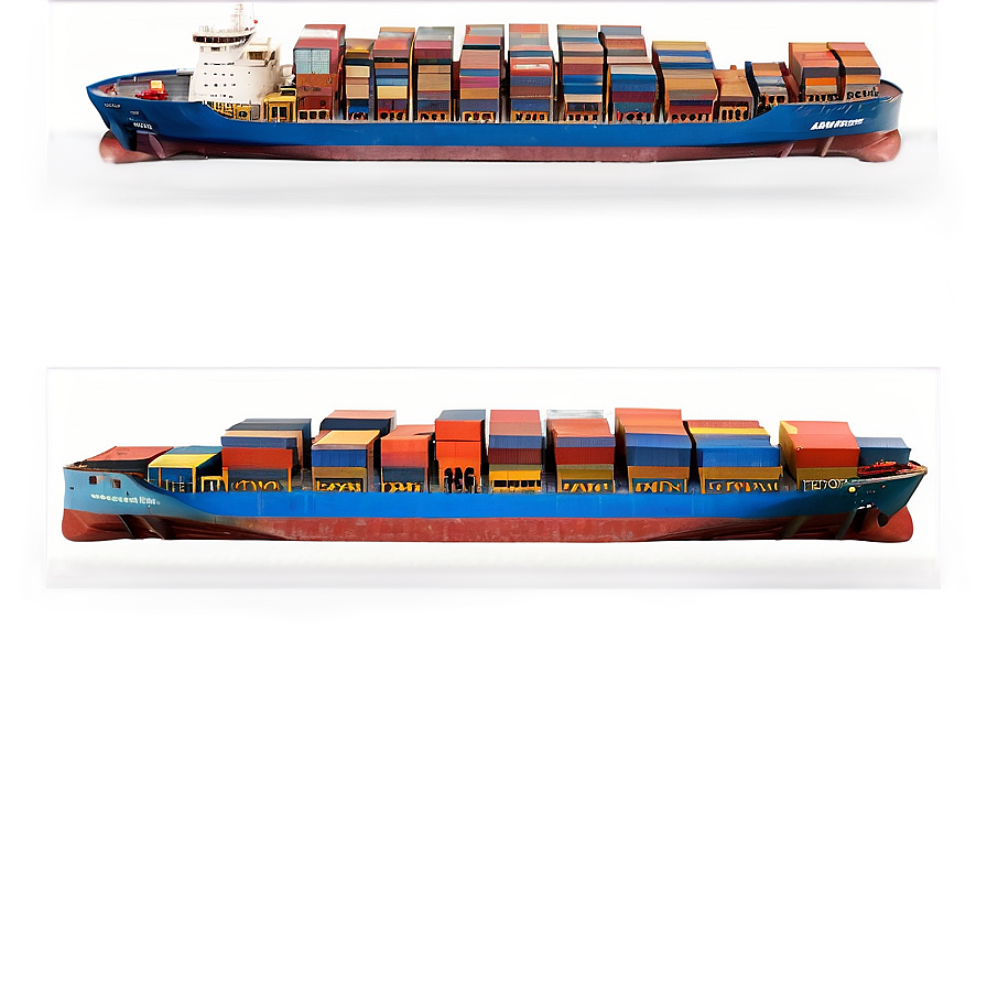 Cargo Ship B PNG