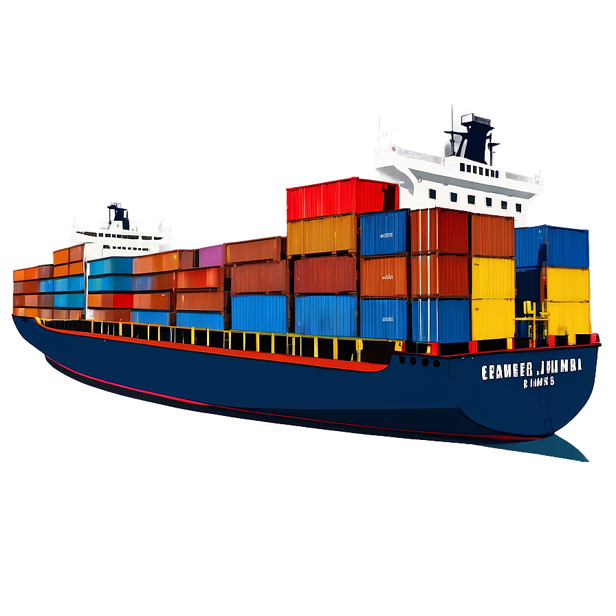 Cargo Ship C PNG