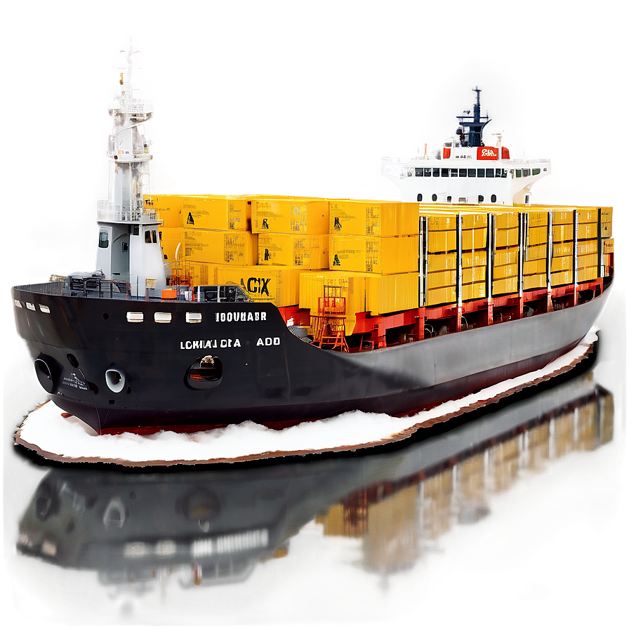 Cargo Ship D PNG