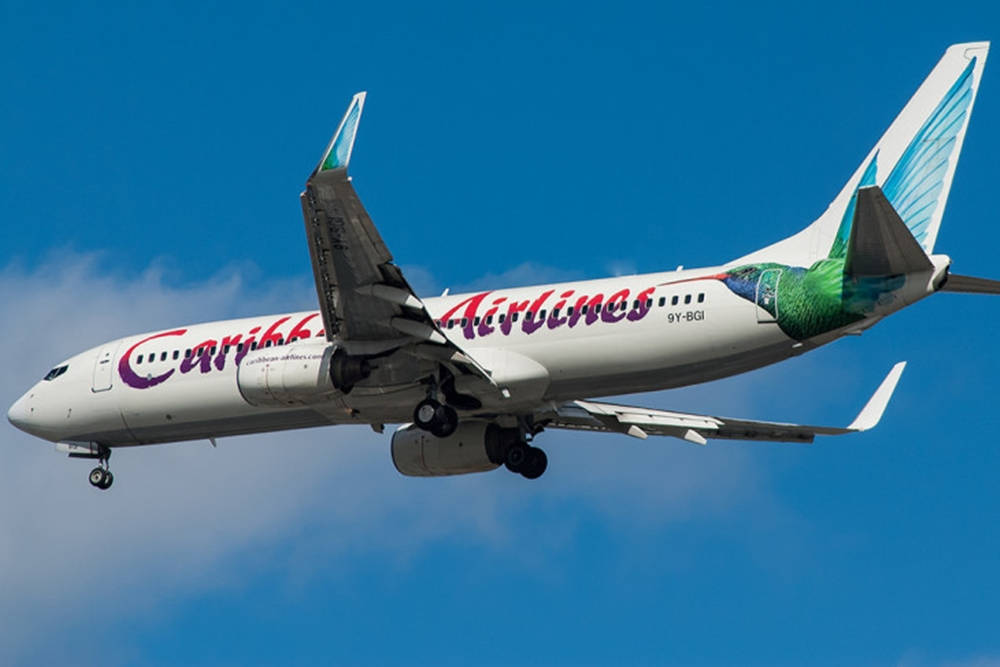 Caribbean Airlines - Soaring Through the Sky Wallpaper