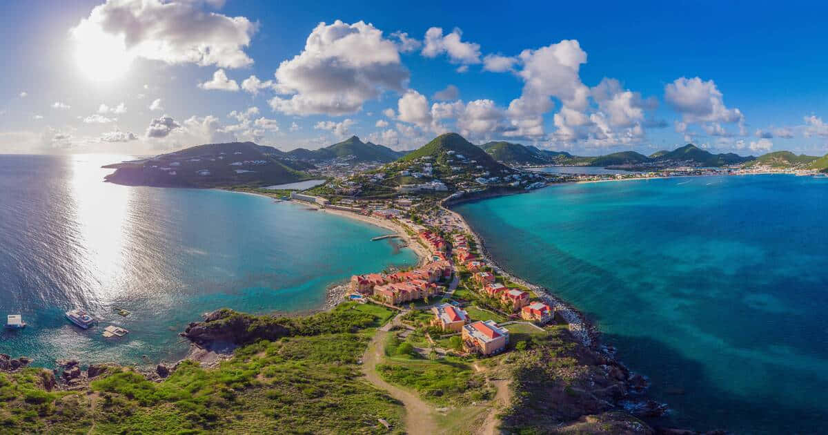 Picturesque Caribbean Island Escape Wallpaper