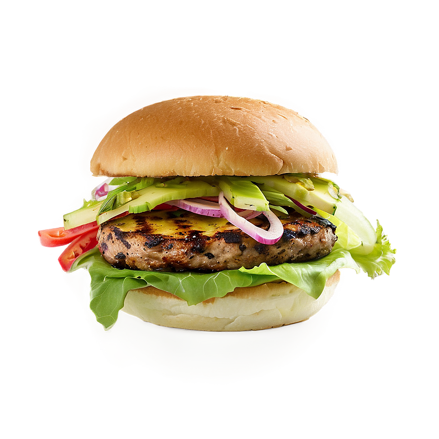 Caribbean Jerk Chicken Burger Png 70 PNG