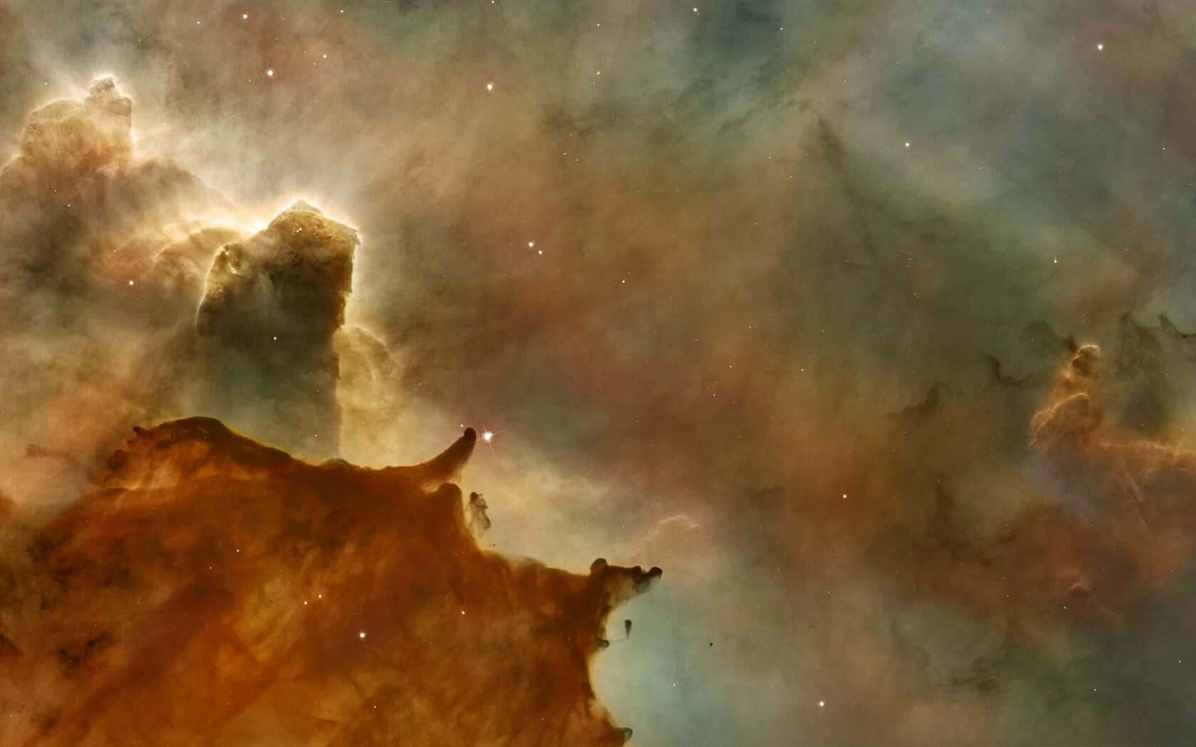 Stunning View of Carina Nebula Wallpaper