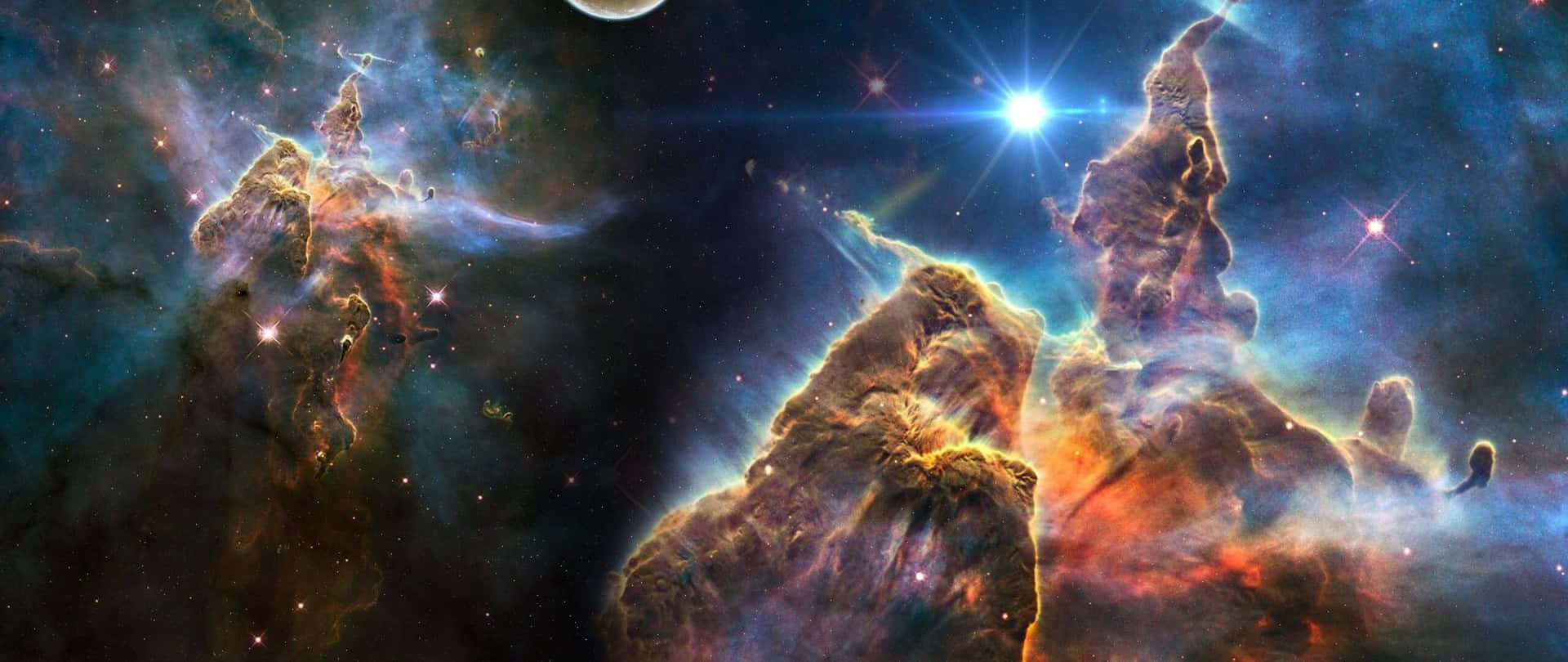 Majestic Carina Nebula in High Definition Wallpaper