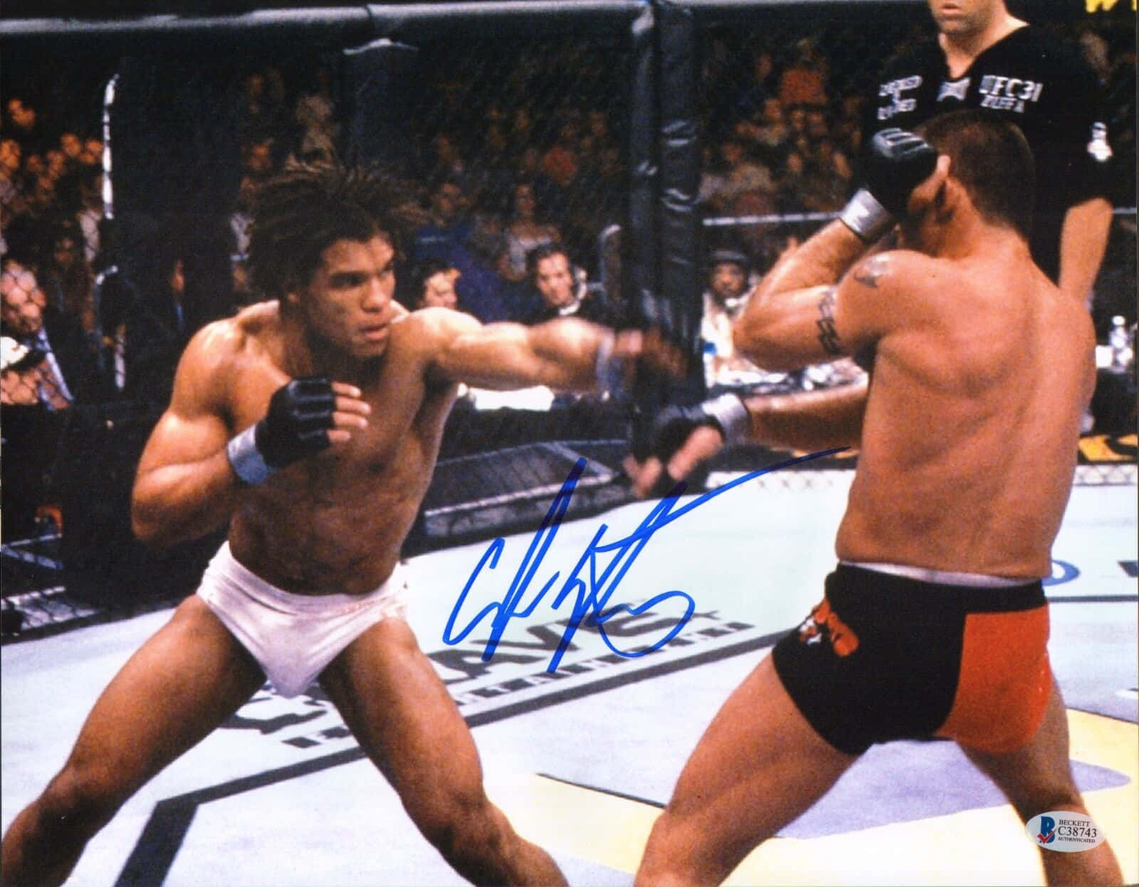 Carlos Newton Punch UFC Championship Signed Poster Wallpaper