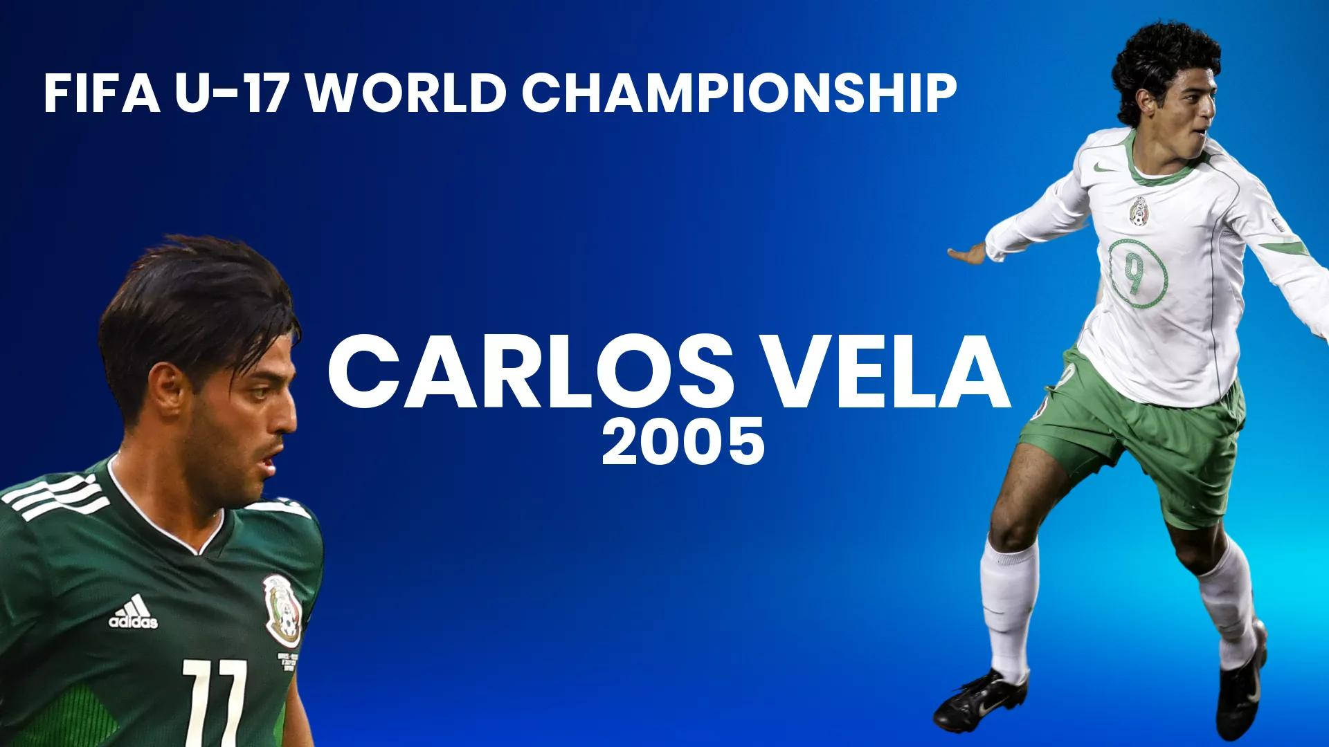 Carlos Vela Fifa 2005 Poster Wallpaper