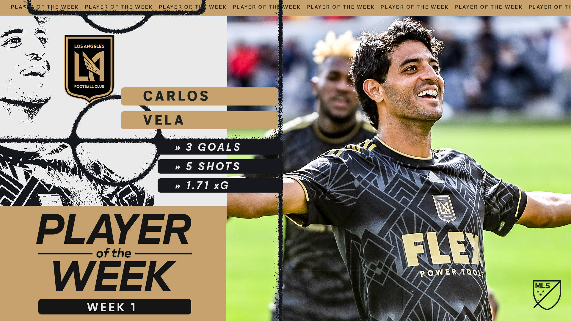 Carlos Vela Player Of The Week Wallpaper