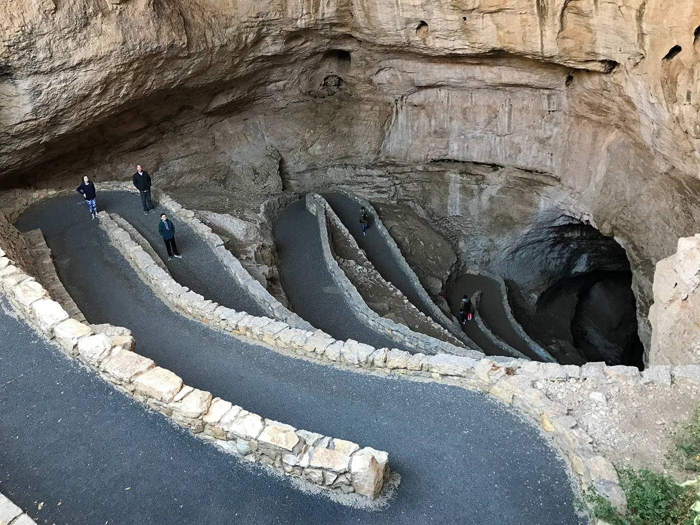 Carlsbad Cavern Natural Entrance Trail Wallpaper