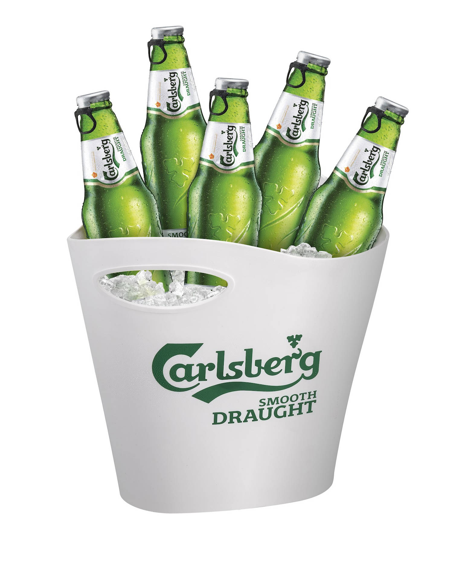 Carlsberg Beer Alcoholic Drink Ice Bucket Wallpaper