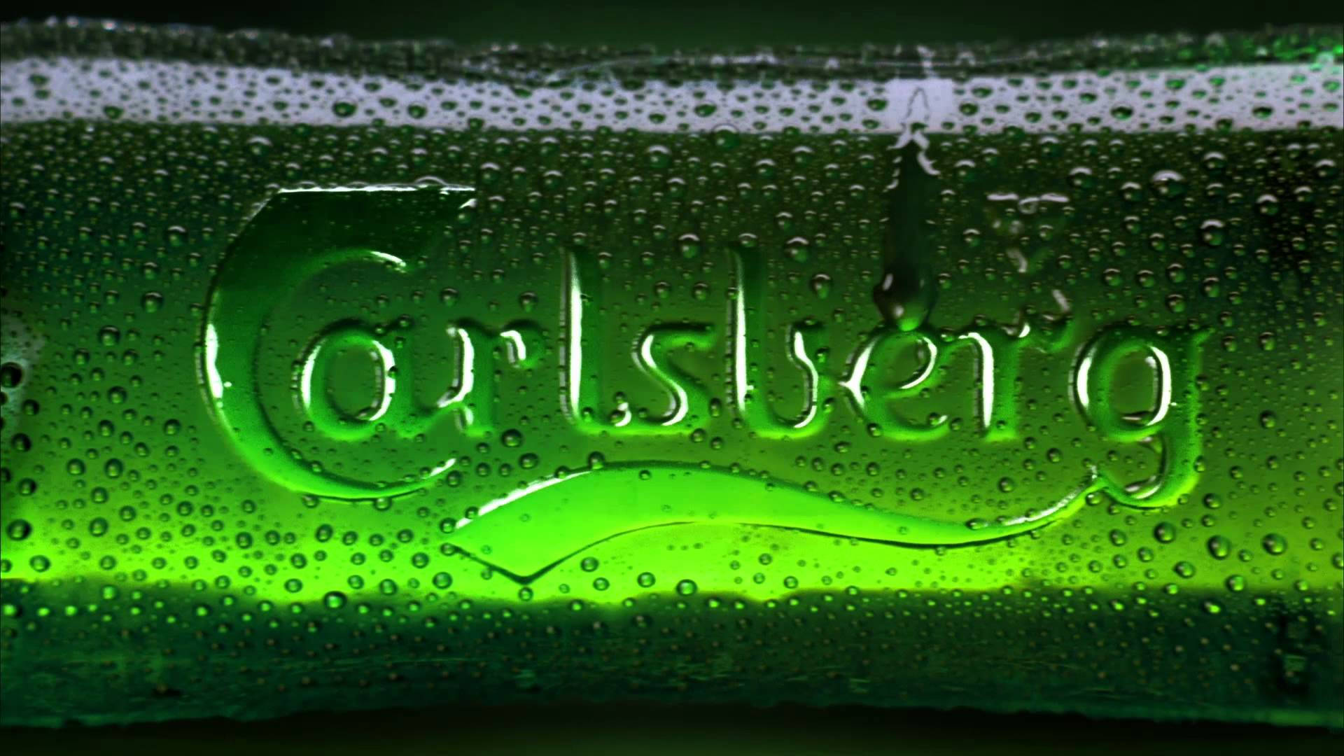 Carlberg øl alkoholholdig drik Logo mønster tapet Wallpaper