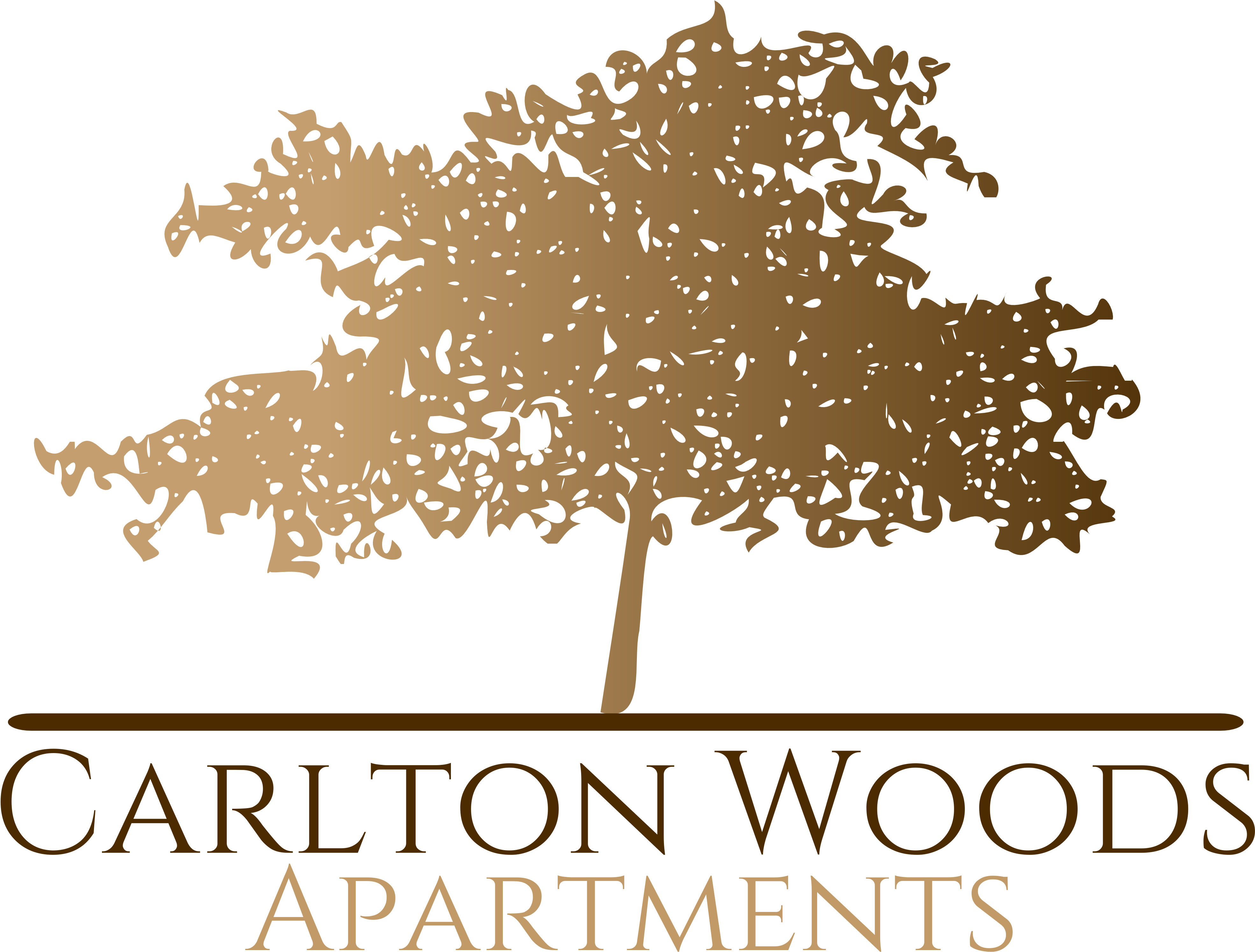 Carlton Woods Apartments Logo PNG