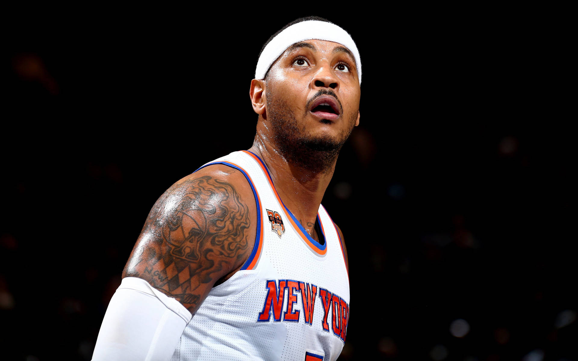 Carmelo Anthony New York Knicks Portrait Wallpaper