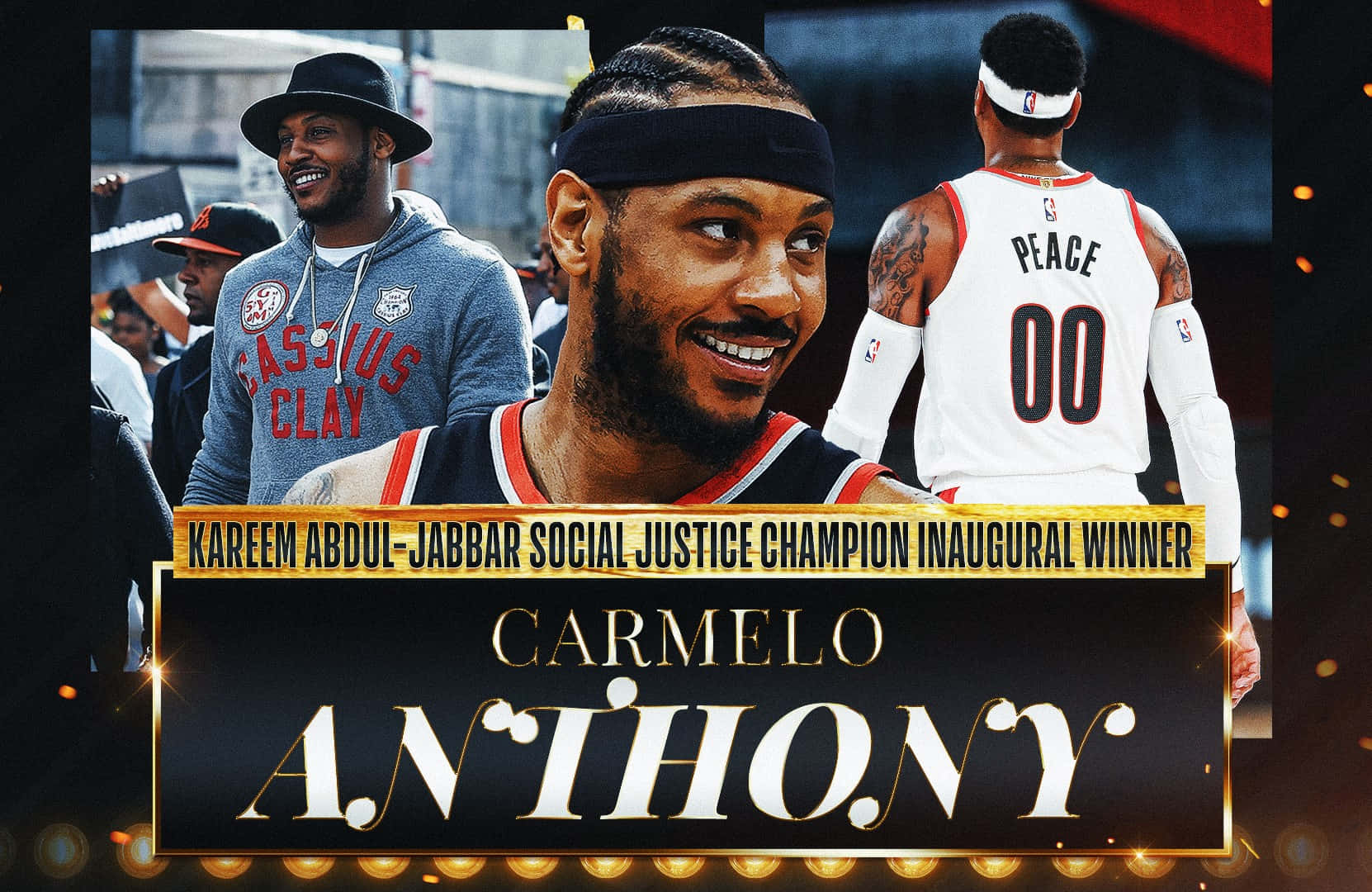 Carmelo Anthony Social Justice Champion Award Wallpaper