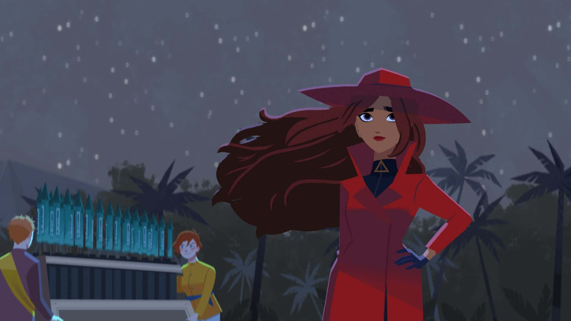 Carmen Sandiego Traveling the World Wallpaper