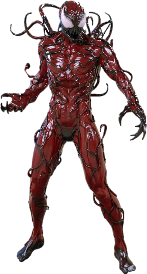 Carnage Character Render PNG