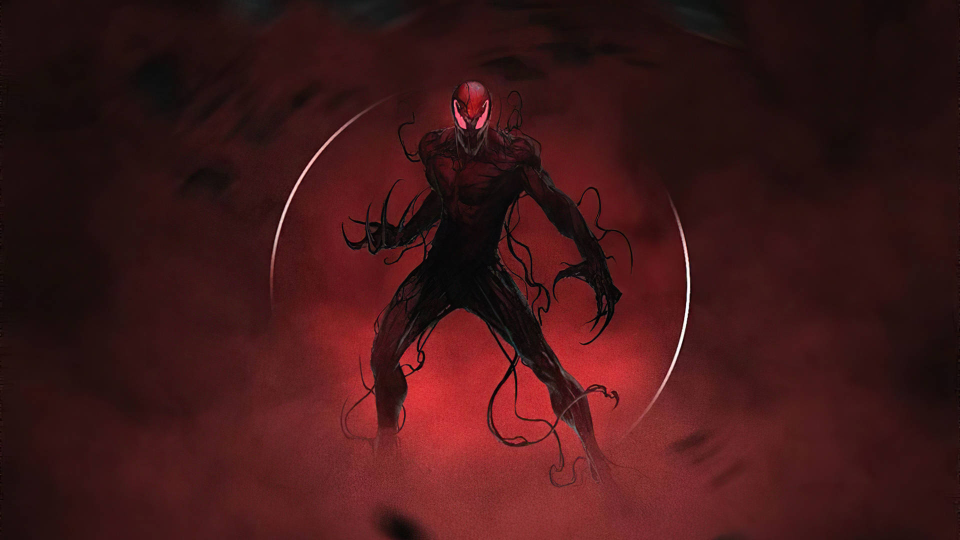Carnage In Red Full Moon Wallpaper