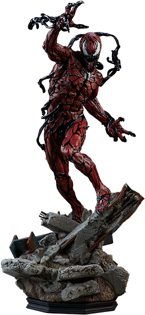 Carnage Statueon Rubble PNG
