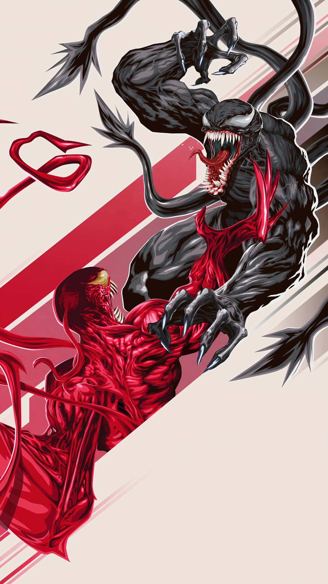 Carnage Vs Venom: The Ultimate Showdown Wallpaper