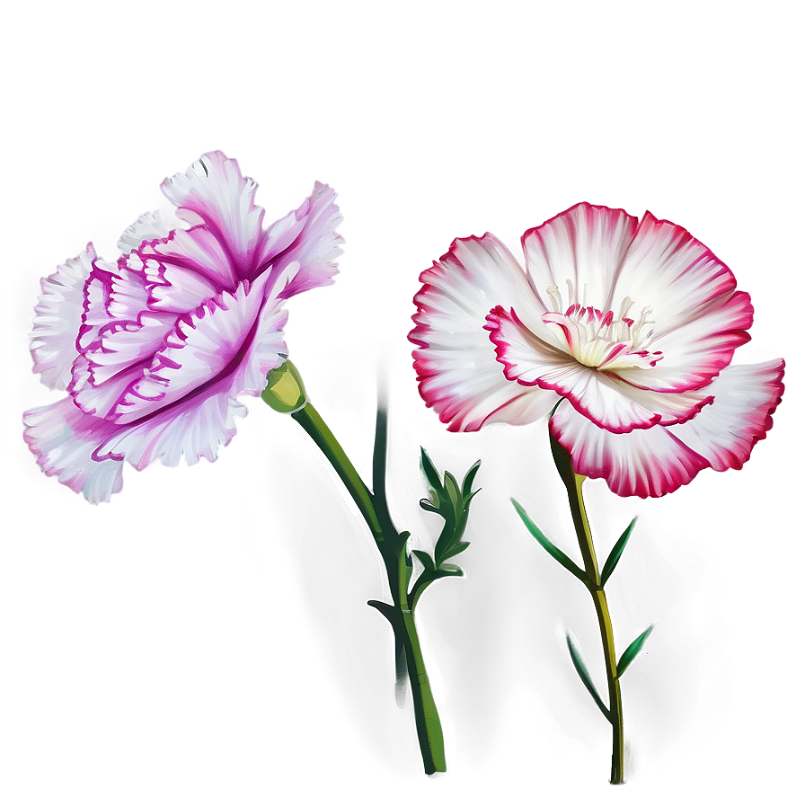 Carnation Flower Drawing Png Ytv92 PNG